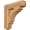 Ekena Millwork Merced Craftsman Rough Sawn Bracket, Western Red Cedar, 6"W x 28"D x 28"H BKT06X28X28MRC04RWR - alternate 1